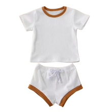 Load image into Gallery viewer, Bailey Set - White/Tan
