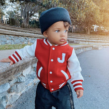 Load image into Gallery viewer, Custom Varsity Jacket -  Red/White
