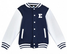 Load image into Gallery viewer, Custom Varsity Jacket - Navy/White
