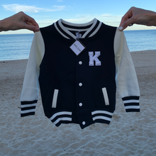 Load image into Gallery viewer, Custom Varsity Jacket - Navy/White
