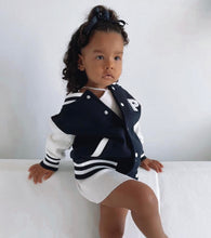 Load image into Gallery viewer, Custom Varsity Jacket - Navy/White
