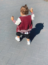 Load image into Gallery viewer, Custom Varsity Jacket - Maroon/White
